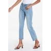 imageDEAR JOHN Blaire Womens Straight Leg Jeans Mid Rise Ankle InseamUrban Bay