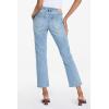 imageDEAR JOHN Blaire Womens Straight Leg Jeans Mid Rise Ankle InseamUrban Bay