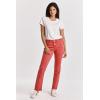 imageDEAR JOHN Blaire Womens Straight Leg Jeans Mid Rise Ankle InseamViva Magenta