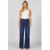 imageDEAR JOHN Fiona Wide Leg Womens Jeans High Rise Highwaisted Denim Classic Fit Full InseamDark Knight