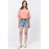 imageDEAR JOHN Ivy Womens Shorts Classic HighRise Casual Trendy Raw Edge Hem Dressy Trendy Lounge Wear ShortCaspain