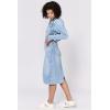 imageDEAR JOHN Lulu Long Sleeve Fitted Fray Hem Womens DressMonterey