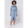 imageDEAR JOHN Lulu Long Sleeve Fitted Fray Hem Womens DressMonterey
