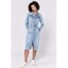 imageDEAR JOHN Lulu Long Sleeve Fitted Fray Hem Womens DressMonterey