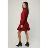imageDEAR JOHN Womens Abella Midi Skirt VNeck Woven Relaxed Fit DressRed Dahlia