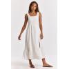 imageDEAR JOHN Womens Chasity Embroidery Tank DressWhite