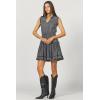 imageDEAR JOHN Womens Melodie Tiered Ruffle DressAsh