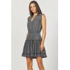 imageDEAR JOHN Womens Melodie Tiered Ruffle DressAsh