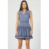 imageDEAR JOHN Womens Melodie Tiered Ruffle DressIndependence Blue