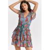 imageDEAR JOHN Womens Nahla Waist Lace Dress SizeTropical Flower