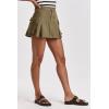 imageDEAR JOHN Womens Tiffany Mid Rise Cargo Skirt SizeEvergreen