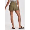 imageDEAR JOHN Womens Tiffany Mid Rise Cargo Skirt SizeEvergreen