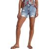 imageDEAR JOHN Ivy Womens Shorts Classic HighRise Casual Trendy Raw Edge Hem Dressy Trendy Lounge Wear ShortDouque