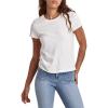 imageDEAR JOHN Unity Short Sleeve Womens Jersey Tee Standart Fit Knit Crew Neck ShirtWhite