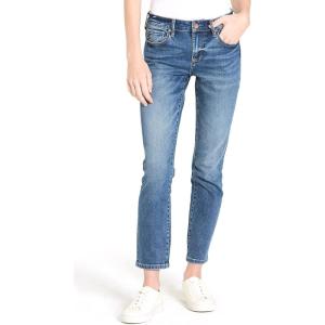 imageDEAR JOHN Blaire Womens Straight Leg Jeans Mid Rise Ankle InseamSouth Bay