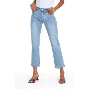 imageDEAR JOHN Blaire Womens Straight Leg Jeans Mid Rise Ankle InseamUrban Bay