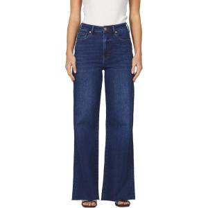 imageDEAR JOHN Fiona Wide Leg Womens Jeans High Rise Highwaisted Denim Classic Fit Full InseamDark Knight