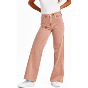 imageDEAR JOHN Fiona Wide Leg Womens Jeans High Rise Highwaisted Denim Classic Fit Full InseamItalian Clay