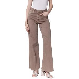 imageDEAR JOHN Fiona Wide Leg Womens Jeans High Rise Highwaisted Denim Classic Fit Full InseamMink