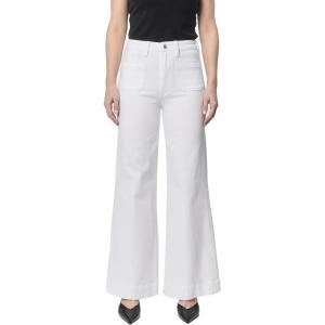 imageDEAR JOHN Fiona Wide Leg Womens Jeans High Rise Highwaisted Denim Classic Fit Full InseamWhite2
