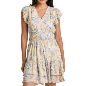 imageDEAR JOHN Womens Keke Smock Waist DressDulce Arrangement