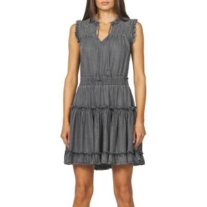 imageDEAR JOHN Womens Melodie Tiered Ruffle DressAsh