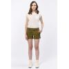 imageDEAR JOHN Hampton Shorts Mid Rise Cuffed Hem Stretch Twill Finish Tailored Casual FitOlive Branch