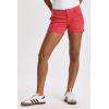 imageDEAR JOHN Hampton Shorts Mid Rise Cuffed Hem Stretch Twill Finish Tailored Casual FitViva Magenta