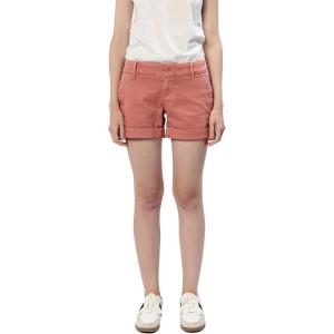 imageDEAR JOHN Hampton Shorts Mid Rise Cuffed Hem Stretch Twill Finish Tailored Casual FitTerracotta