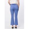 imageDEAR JOHN Jeanne Flare Womens Jeans Mid Rise MidWaistedDazzling Blue