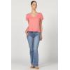 imageDEAR JOHN Madelyn Short Sleeve VNeck Womens Relaxed Jersey TeeDubbery