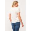 imageDEAR JOHN Unity Crew Neck Womens Short Sleeve Relaxed Fit Womens TopAntique White