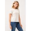 imageDEAR JOHN Unity Crew Neck Womens Short Sleeve Relaxed Fit Womens TopAntique White