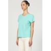 imageDEAR JOHN Unity Crew Neck Womens Short Sleeve Relaxed Fit Womens TopPool Blue