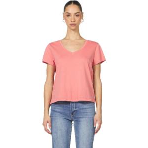 imageDEAR JOHN Madelyn Short Sleeve VNeck Womens Relaxed Jersey TeeDubbery