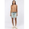 imageDEAR JOHN Puja Womens VNeck Relaxed Fit Womens TopBiscuit