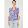 imageDEAR JOHN Puja Womens VNeck Relaxed Fit Womens TopPortofino Paisley