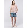imageDEAR JOHN Puja Womens VNeck Relaxed Fit Womens TopSepia Rose
