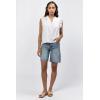 imageDEAR JOHN Puja Womens VNeck Relaxed Fit Womens TopWhite