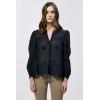 imageDEAR JOHN Anna Lisa Button Up Long Sleeve Relaxed Fit Womens ShirtBlack Iris