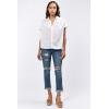 imageDEAR JOHN Beck Poplin Buttonup Short Sleeve Womens ShirtWhite