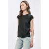 imageDEAR JOHN Cynda Crewneck Short Sleeve Womens TeeBlack