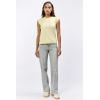 imageDEAR JOHN Cynda Crewneck Short Sleeve Womens TeePale Lime Yellow