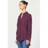 imageDEAR JOHN Galina Novelty ButttonDown Long Sleeve Womens ShirtFig