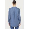 imageDEAR JOHN Galina Novelty ButttonDown Long Sleeve Womens ShirtVintage Indigo