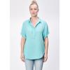imageDEAR JOHN Gchanning Gauze Womens TopPool Blue