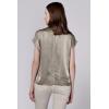 imageDEAR JOHN Kristen VNeck Top Short Sleeve Womens Blouse ShirtVetiver