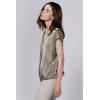 imageDEAR JOHN Kristen VNeck Top Short Sleeve Womens Blouse ShirtVetiver