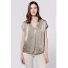 imageDEAR JOHN Kristen VNeck Top Short Sleeve Womens Blouse ShirtVetiver