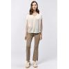 imageDEAR JOHN Kristen VNeck Top Short Sleeve Womens Blouse ShirtWhite White